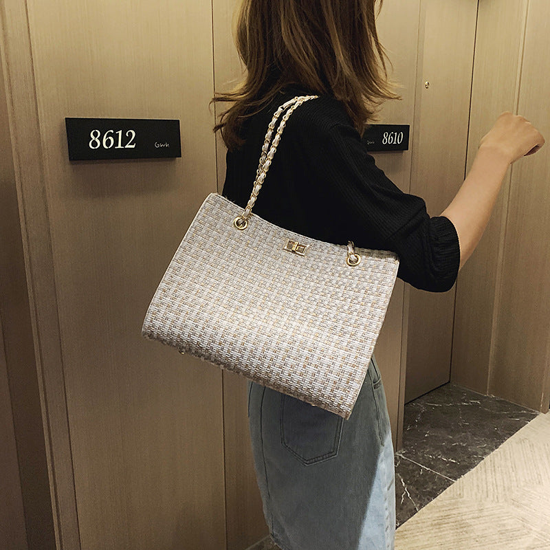 Sac Cabas Femme – Élégance Tressée