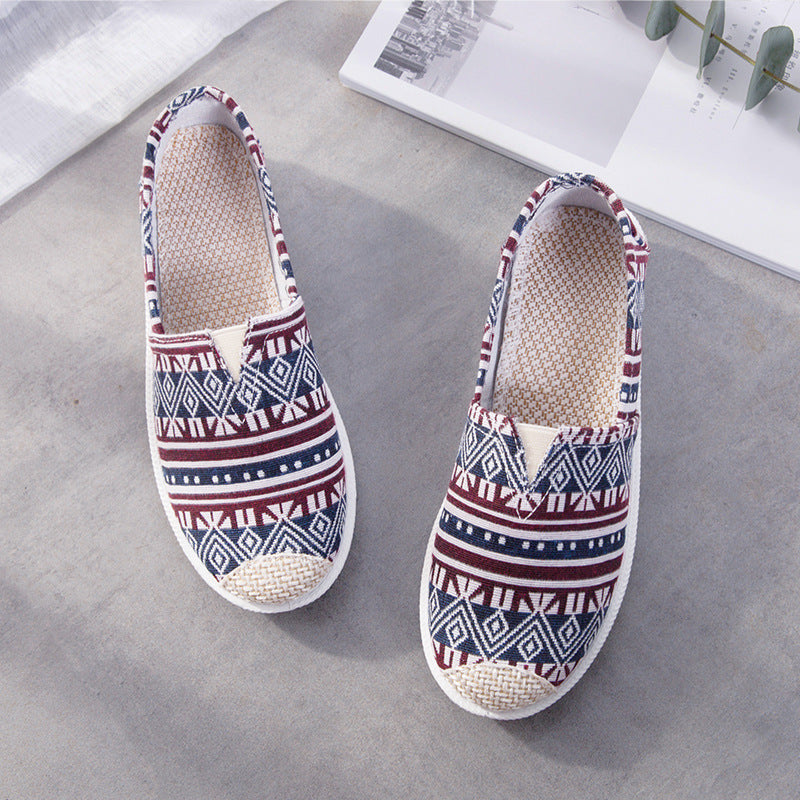 Espadrilles imprimées bohèmes