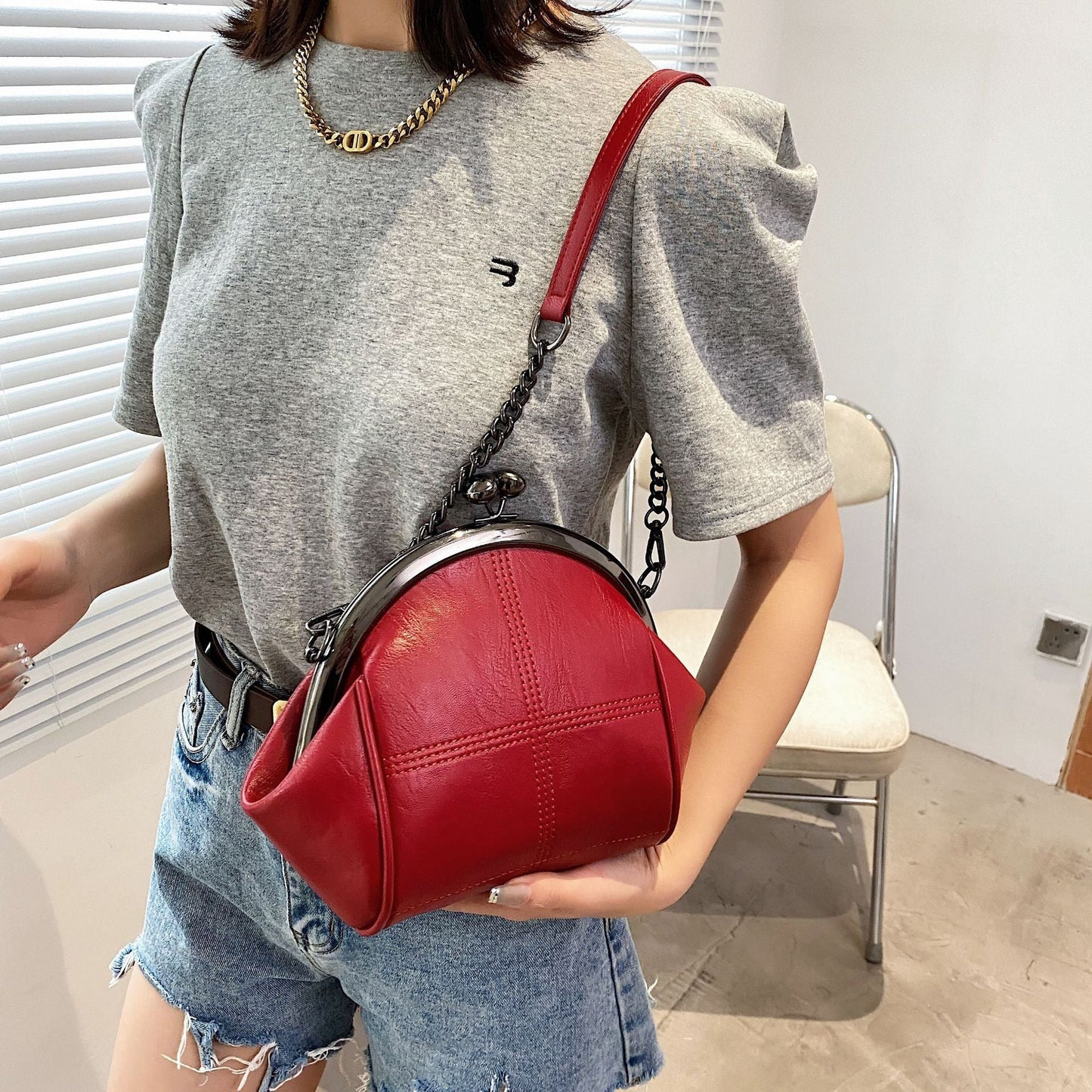 Mini Sac Coquillage Femme – Style Chic & Chaîne