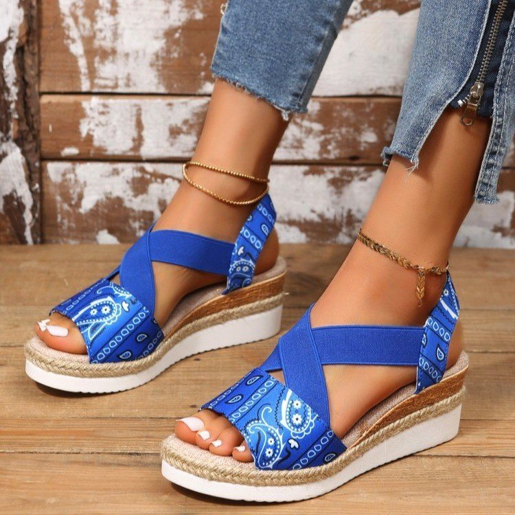Sandales Compensées Femme