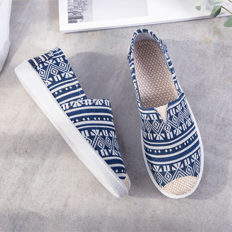 Espadrilles imprimées bohèmes