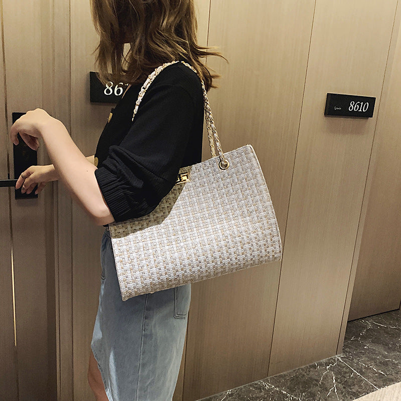 Sac Cabas Femme – Élégance Tressée