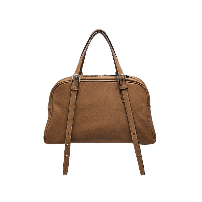Sac Épaule Rétro Femme en Cuir Véritable