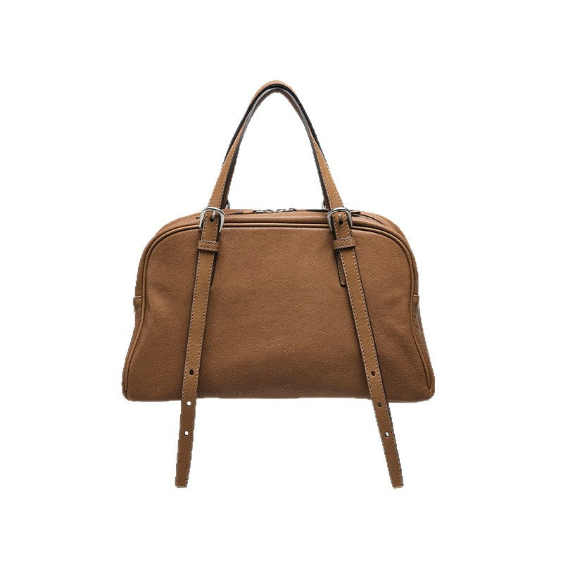 Sac Épaule Rétro Femme en Cuir Véritable