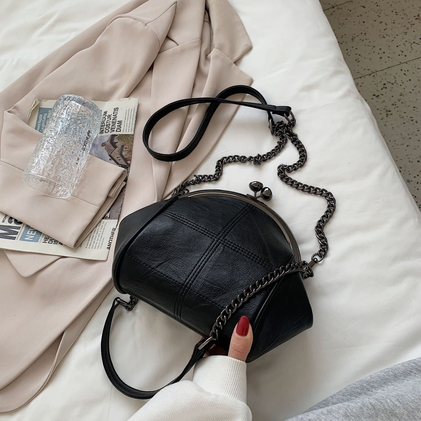 Mini Sac Coquillage Femme – Style Chic & Chaîne