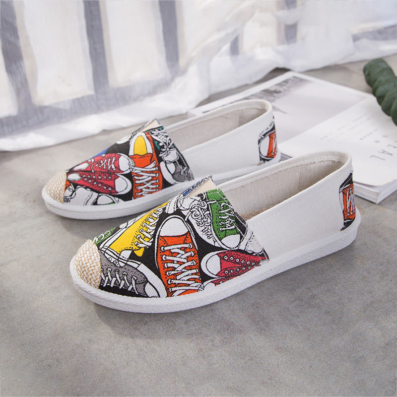 Espadrilles imprimées bohèmes