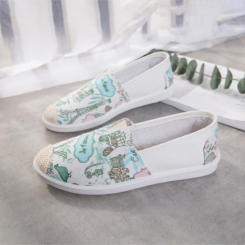 Espadrilles imprimées bohèmes