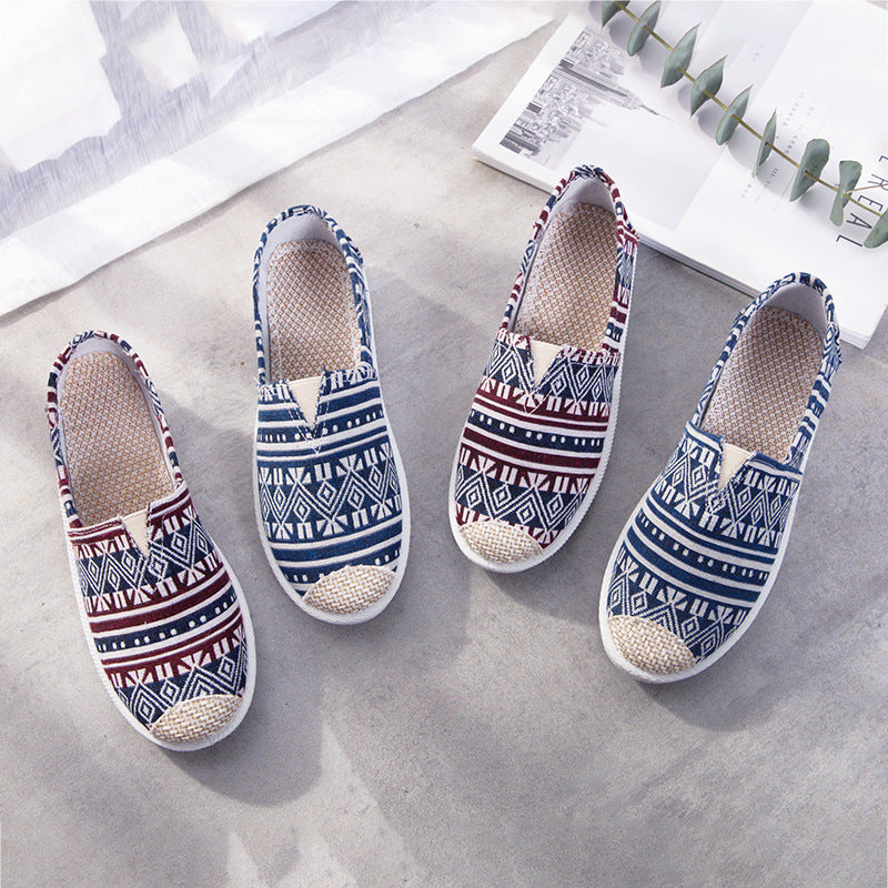 Espadrilles imprimées bohèmes