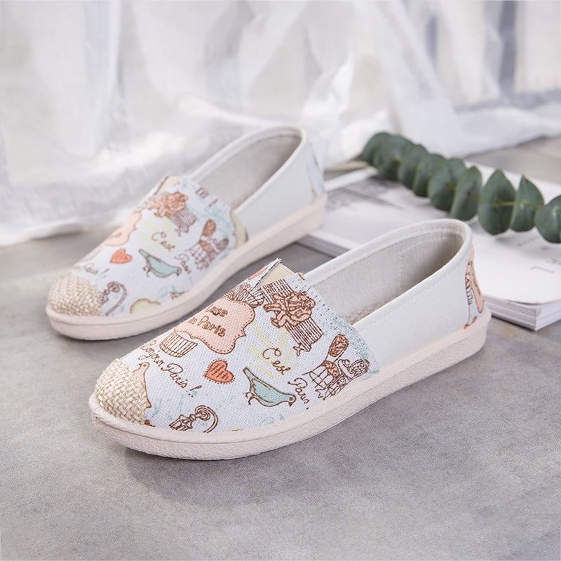 Espadrilles imprimées bohèmes