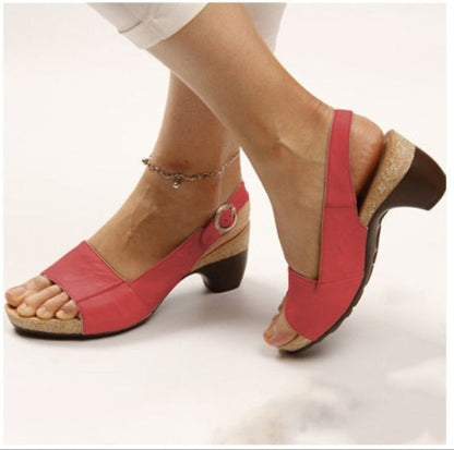Medium thick sandals