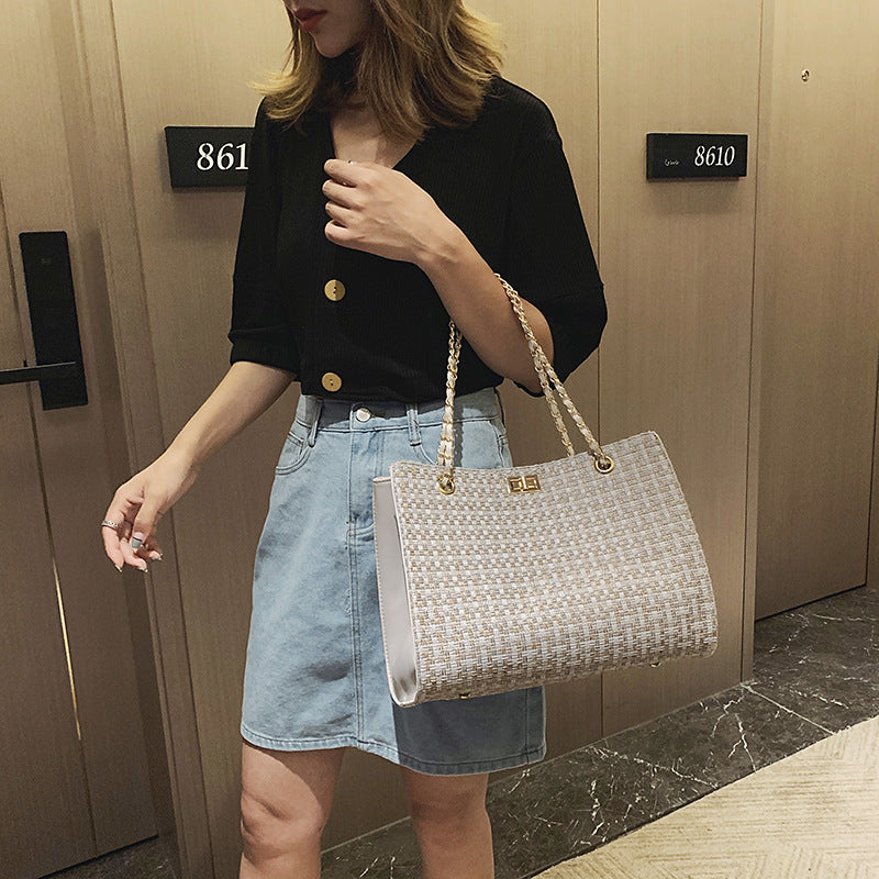 Sac Cabas Femme – Élégance Tressée