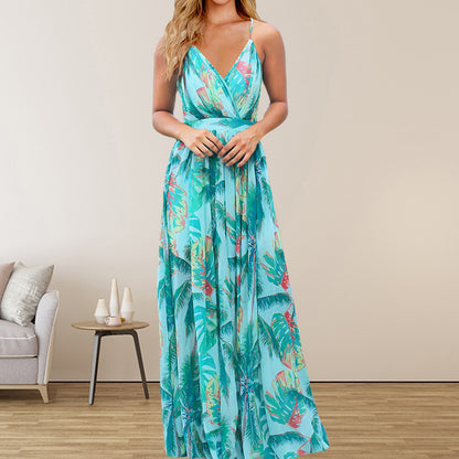 Robe Longue d’Été Bohème Fleurie