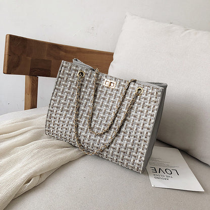 Sac Cabas Femme – Élégance Tressée