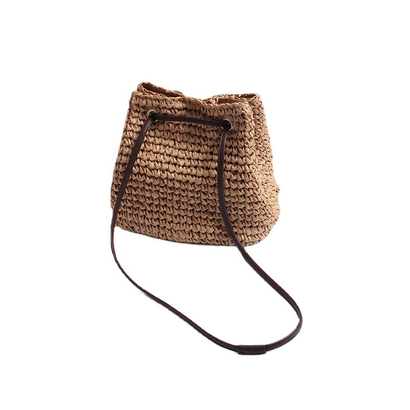 Sac à Dos Bohème en Paille Tressée