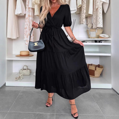 Robe Longue Bohème Chic à Ceinture