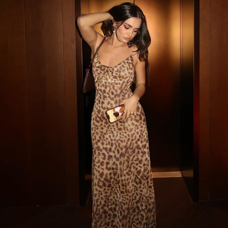 Robe Longue Léopard – Style Chic