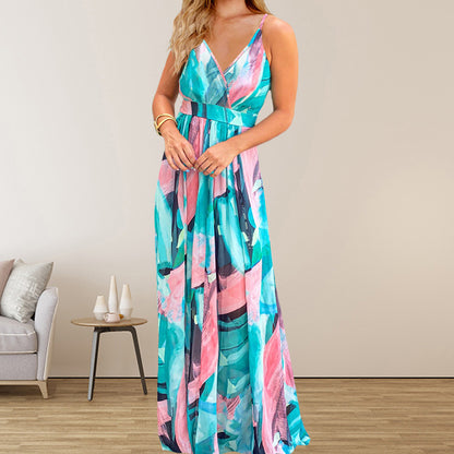 Robe Longue d’Été Bohème Fleurie