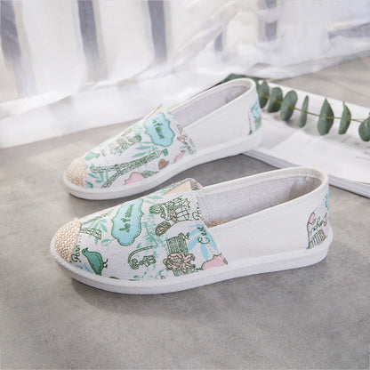 Espadrilles imprimées bohèmes
