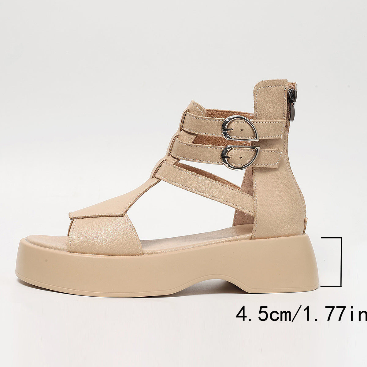 Sandales Plateformes Femme – Style Gladiateur